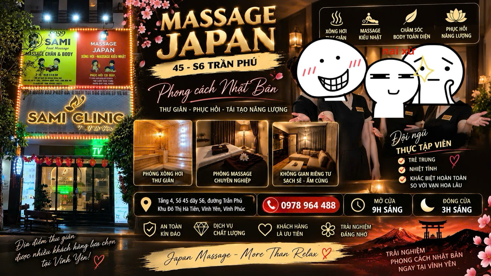 Massage Japan 45-S6 Trần Phú JapanPremium Vĩnh Yên Vĩnh Phúc