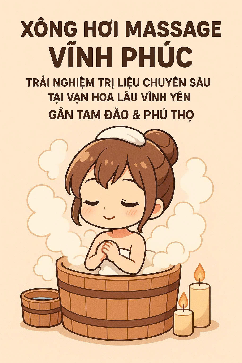 Xông Hơi Massage Vĩnh Phúc – Trải Nghiệm Trị Liệu Chuyên Sâu Tại Vạn Hoa Lâu Vĩnh Yên, Gần Tam Đảo & Phú Thọ