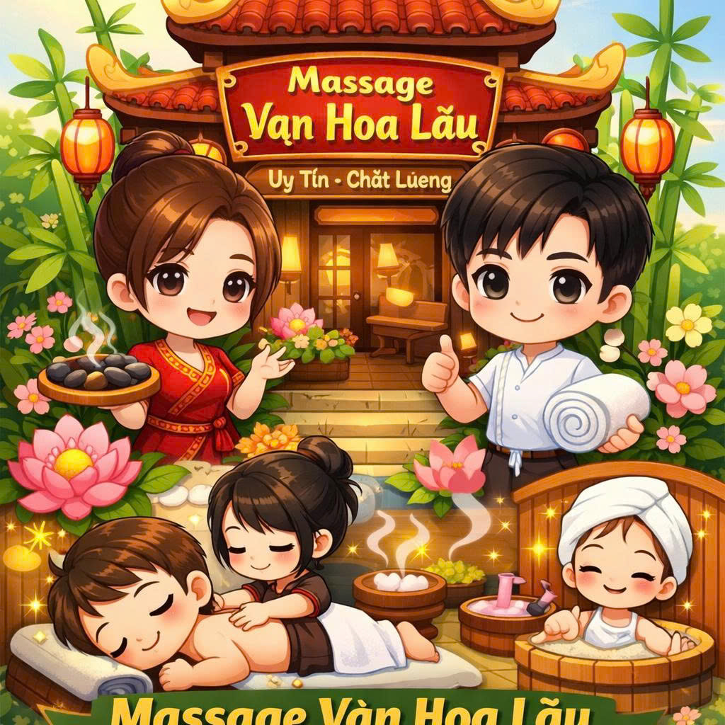📍 Massage Vạn Hoa Lâu phường Vĩnh Phúc tỉnh Phú Thọ – Địa chỉ xông hơi massage uy tín